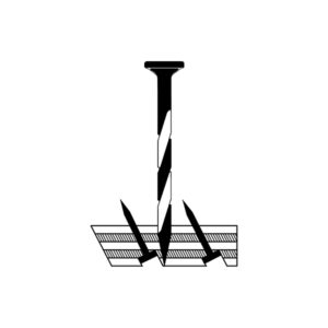 7/8″ wide · elasticel 1¼” x 12ga spiral nail